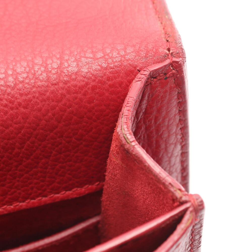 Saint Laurent Sunset Leather Red Shoulder Bag Paris - Picture 5 of 9